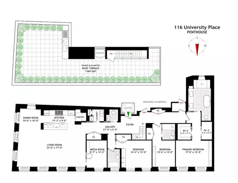 116 University Pl #PH, New York, NY 10003