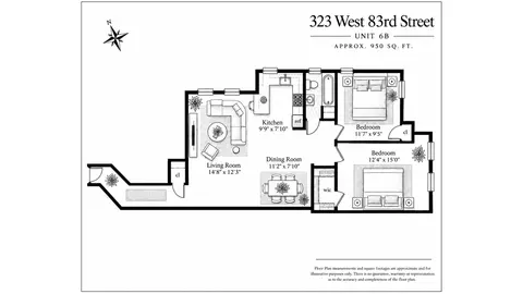 323 W 83rd St #6B, New York, NY 10024