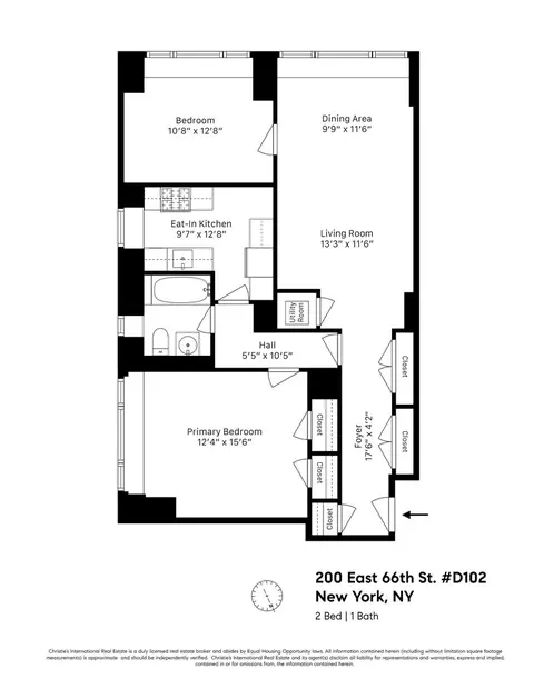 200 E 66th St #D102, New York, NY 10065