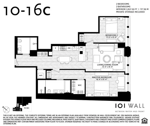101 Wall St #11C, New York, NY 10005