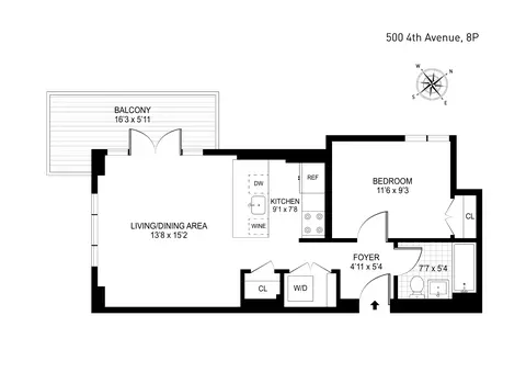 500 4th Ave #8P, Brooklyn, NY 11215