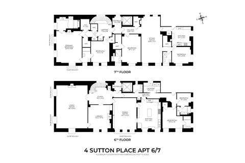 4 Sutton Pl #6/7, New York, NY 10022