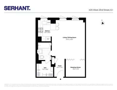 405 W 23rd St #6I, New York, NY 10011
