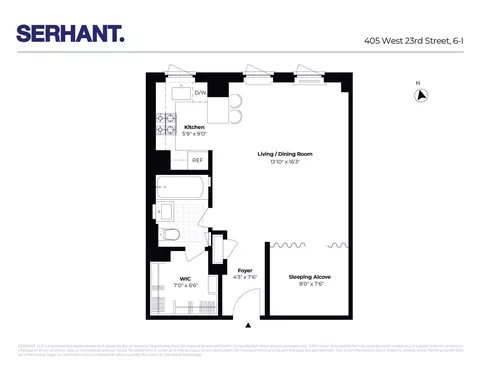 405 W 23rd St #6I, New York, NY 10011
