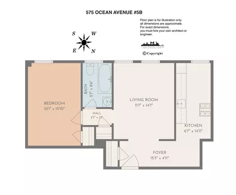 575 Ocean Ave #5B, Brooklyn, NY 11226