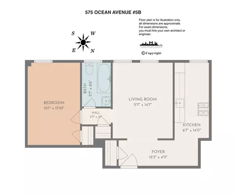 575 Ocean Ave #5B, Brooklyn, NY 11226