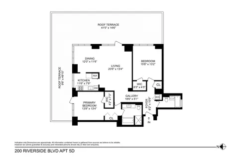 200 Riverside Blvd #5D, New York, NY 10069