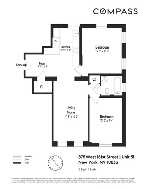 875 W 181st St #5I, New York, NY 10033