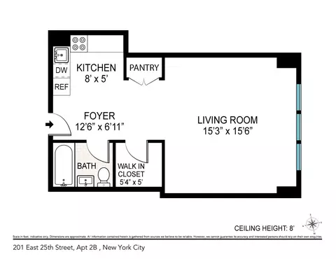 201 E 25th St #2B, New York, NY 10010