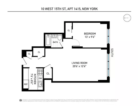 10 W 15th St #1415, New York, NY 10011