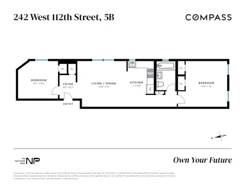 242 W 112th St #5B, New York, NY 10026