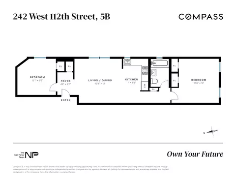 242 W 112th St #5B, New York, NY 10026