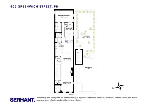 405 Greenwich St #PH, New York, NY 10013