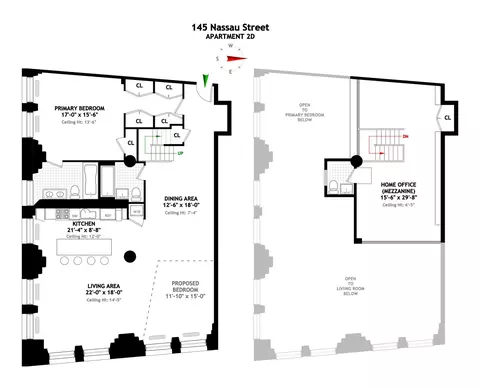 145 Nassau St #2D, New York, NY 10038