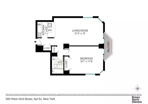 500 W 43rd St #9J, New York, NY 10036