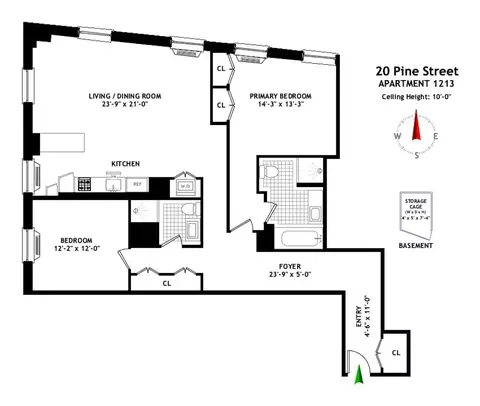 20 Pine St #1213, New York, NY 10005