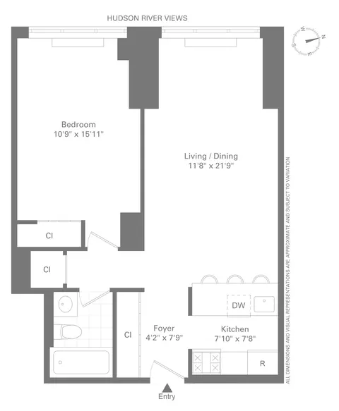 380 Rector Pl #8N, New York, NY 10280