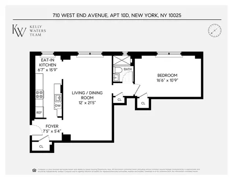 710 W End Ave #10D, New York, NY 10025