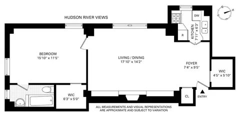 2 Horatio St #16L, New York, NY 10014