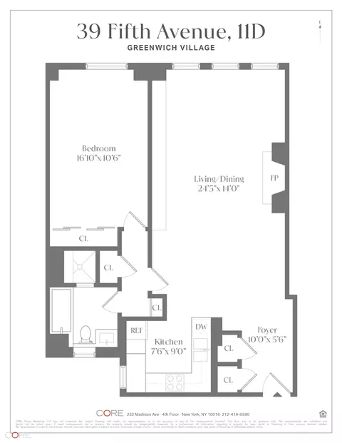 39 Fifth Ave #11D, New York, NY 10003