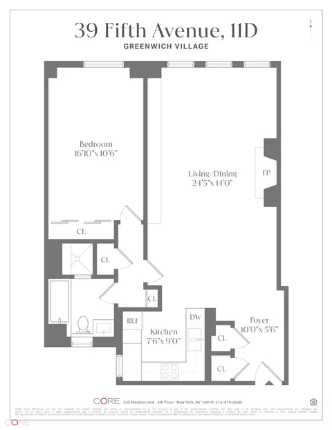 39 Fifth Ave #11D, New York, NY 10003