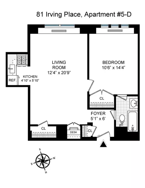 81 Irving Pl #5D, New York, NY 10003