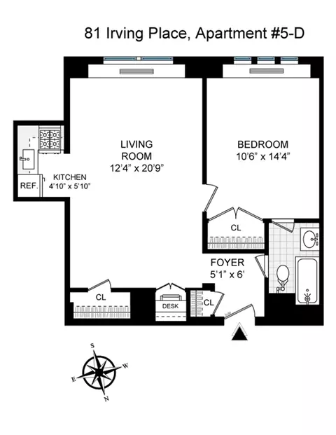 81 Irving Pl #5D, New York, NY 10003