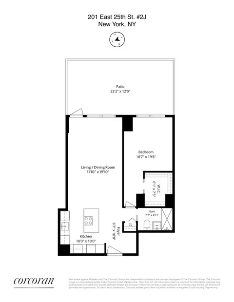 201 E 25th St #2J, New York, NY 10010