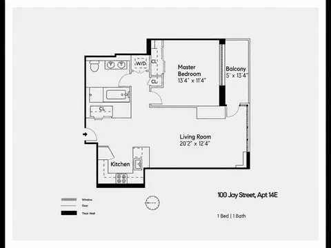 100 Jay St #14E, Brooklyn, NY 11201