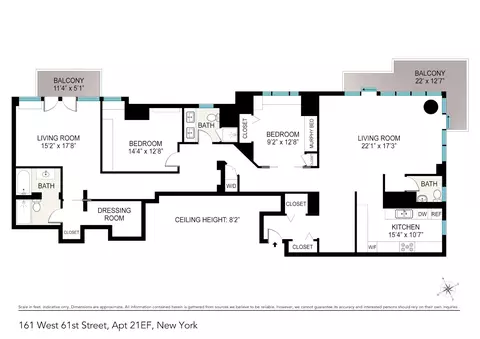 161 W 61st St #21EF, New York, NY 10023