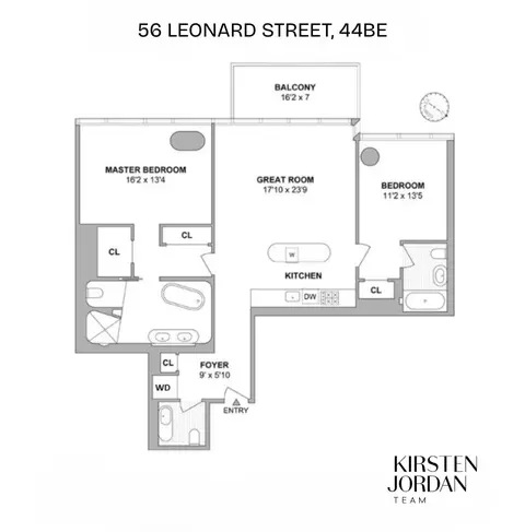 56 Leonard St #44BE, New York, NY 10013
