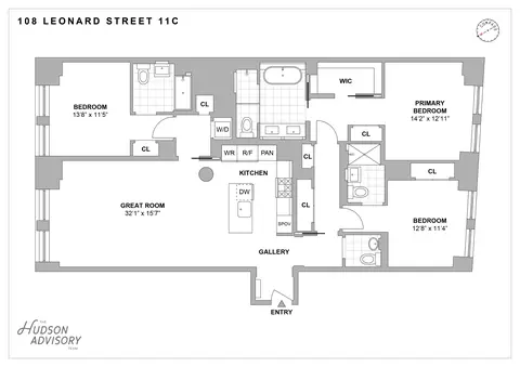 108 Leonard St #11C, New York, NY 10013