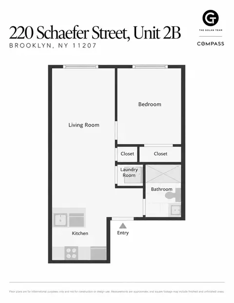 220 Schaefer St #2B, Brooklyn, NY 11207
