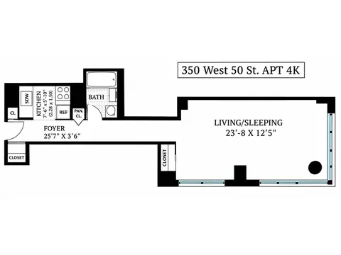 350 W 50th St #4K, New York, NY 10019