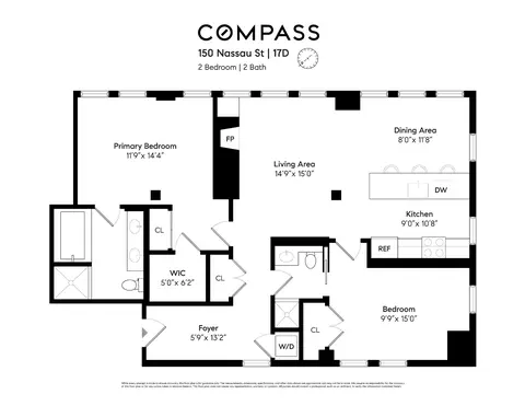150 Nassau St #17D, New York, NY 10038