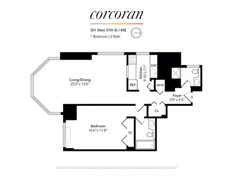 301 W 57th St #45E, New York, NY 10019