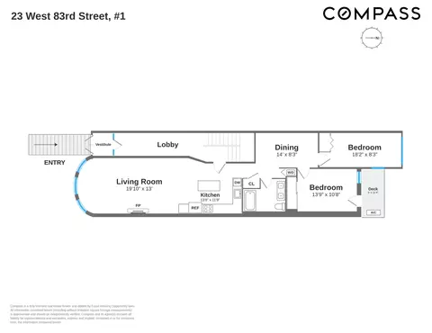 23 W 83rd St #1, New York, NY 10024