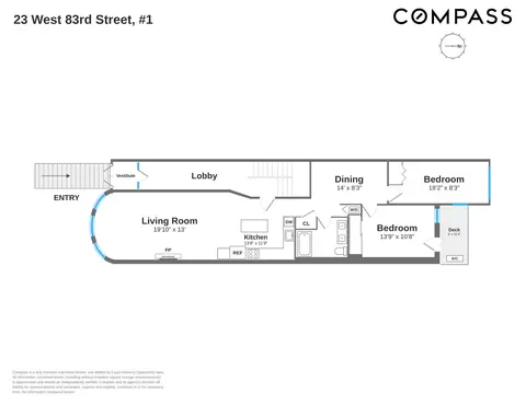 23 W 83rd St #1, New York, NY 10024