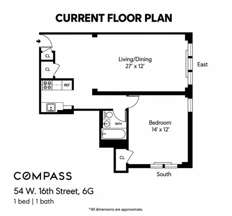 54 W 16th St #6G, New York, NY 10011