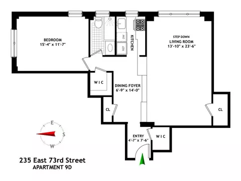 235 E 73rd St #9D, New York, NY 10021
