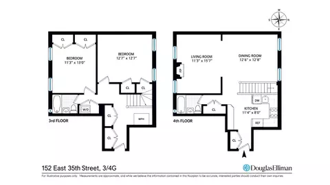 152 E 35th St #3/4G, New York, NY 10016