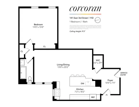 141 E 3rd St #11D, New York, NY 10009