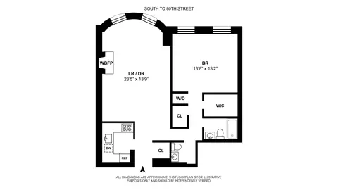 303 W 80th St #4A, New York, NY 10024