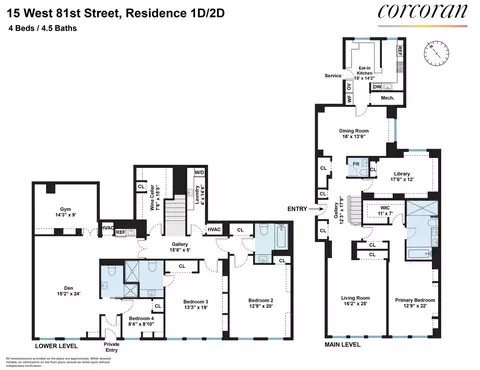 15 W 81st St #1/2D, New York, NY 10024