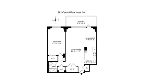 392 Central Park W #2N, New York, NY 10025