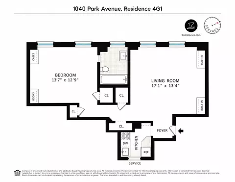1040 Park Ave #4G1, New York, NY 10028