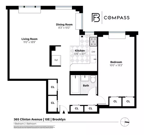 365 Clinton Ave #10E, Brooklyn, NY 11238