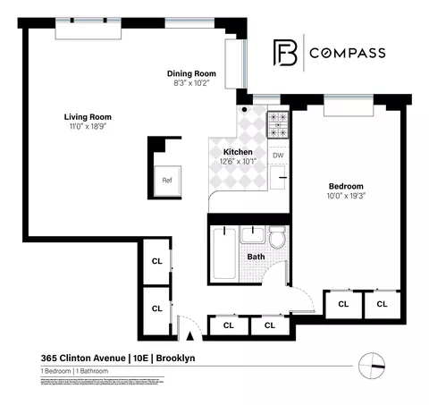 365 Clinton Ave #10E, Brooklyn, NY 11238