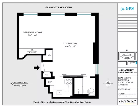 31 Gramercy Park S #2A, New York, NY 10003