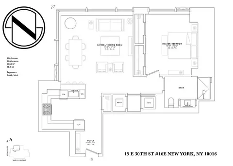 15 E 30th St #16-E, New York, NY 10016